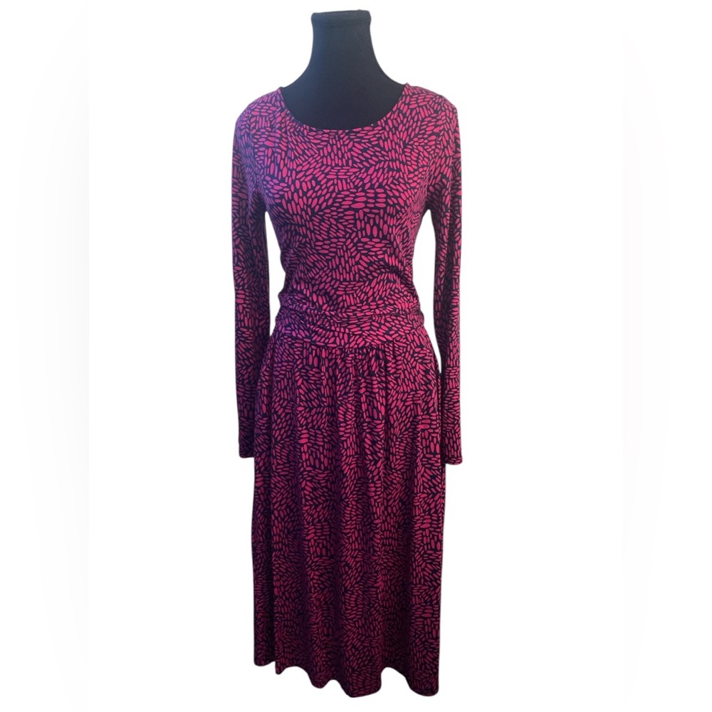 Boden Long Sleeve  Dress Crew Neck EUC 8